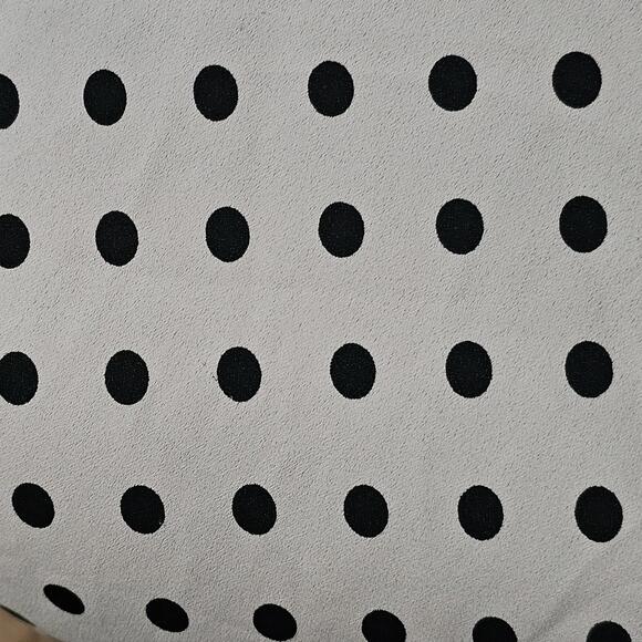 Anne Klein White and Black Dotted Blouse - Picture 11 of 11